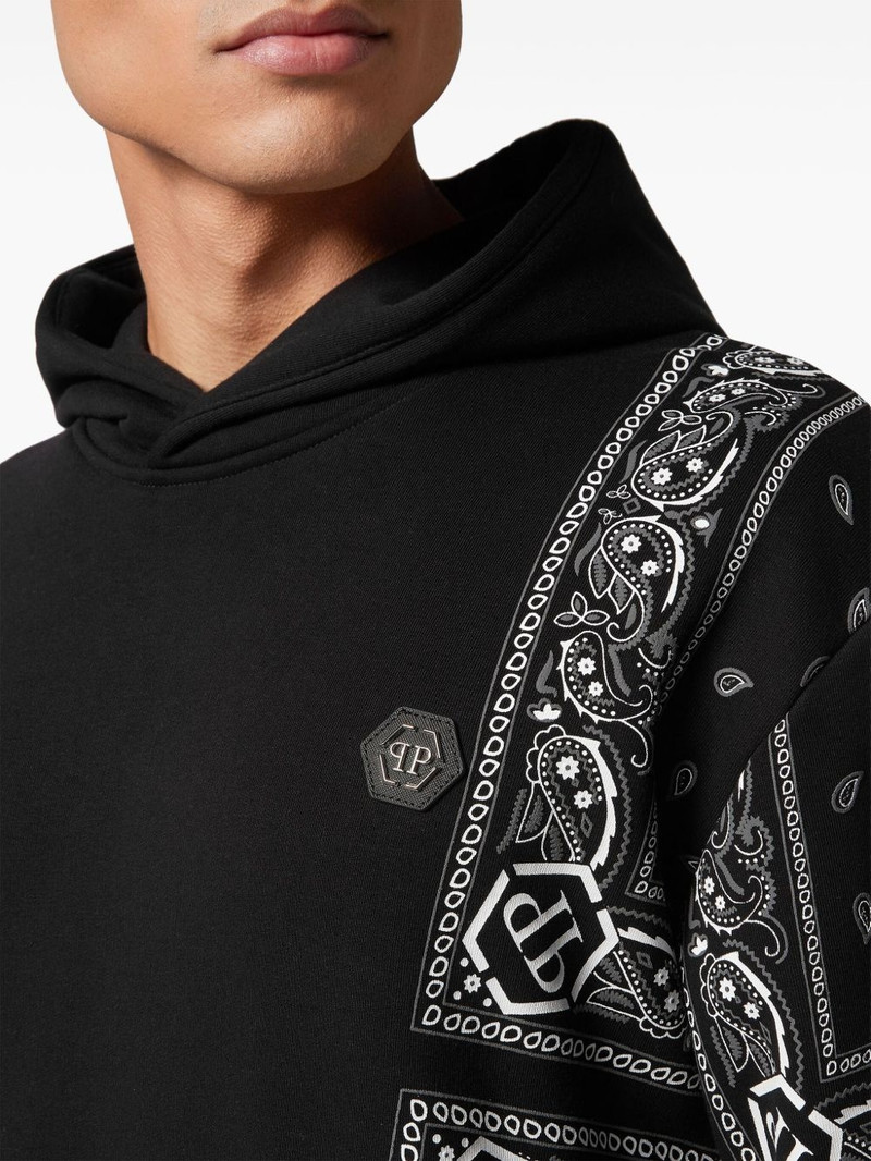 paisley-print hoodie 5
