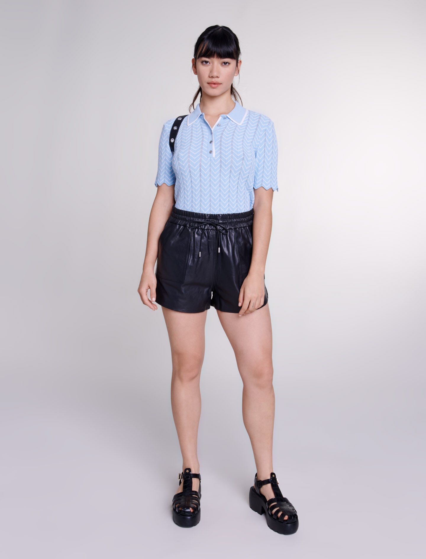 Leather shorts - 3