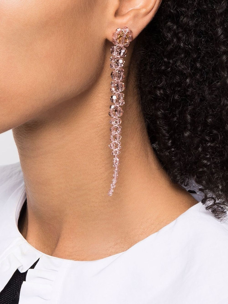 Simone Rocha beaded drop earrings outlook