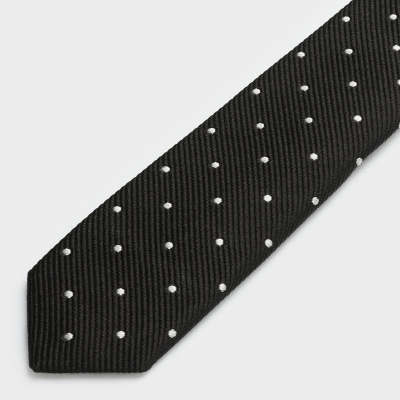 CELINE tie in printed silk outlook