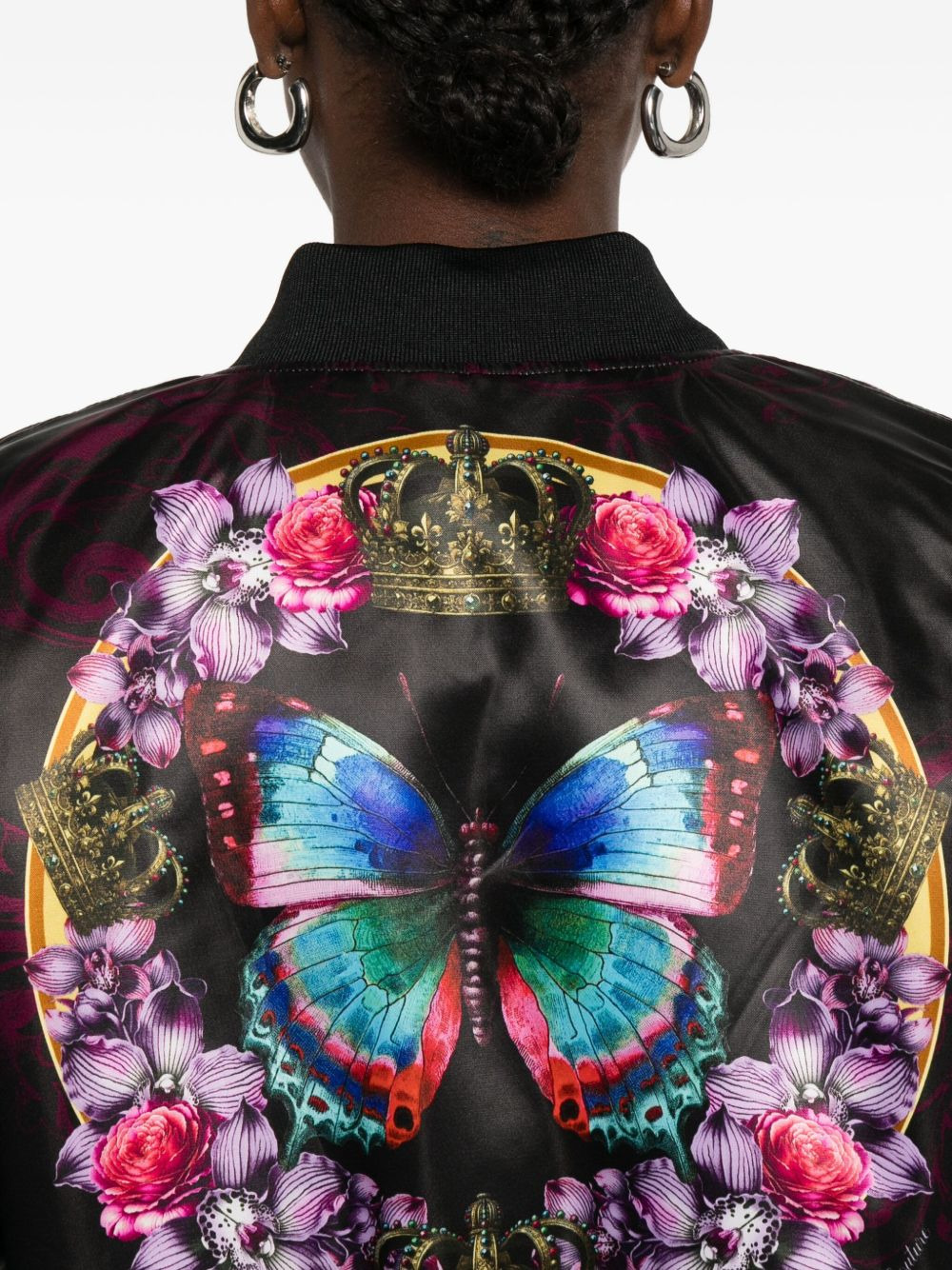 floral bomber jacket - 5