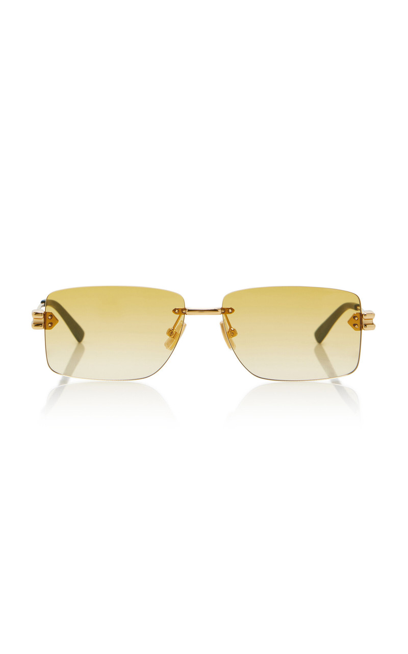 Lock Metal Sunglasses yellow - 1