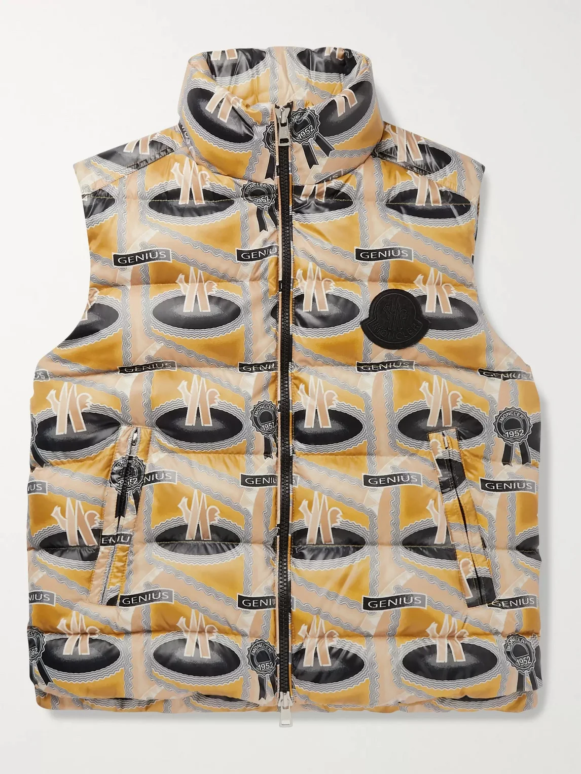Fergus Purcell 2 Moncler 1952 Parker Printed Quilted Nylon Down Gilet - 1