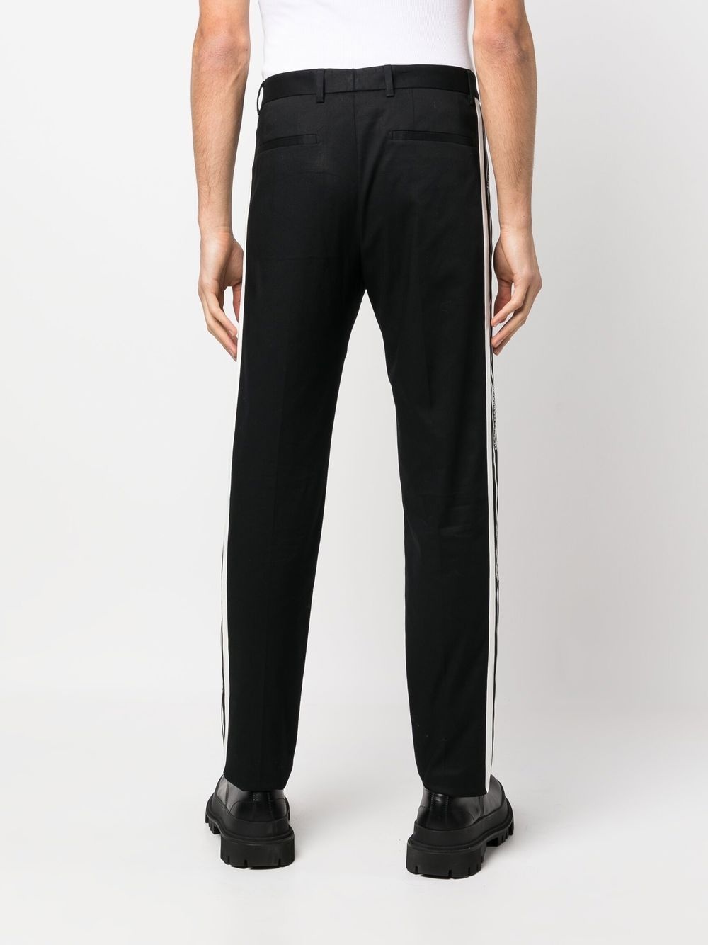 side-stripe tailored trousers - 4