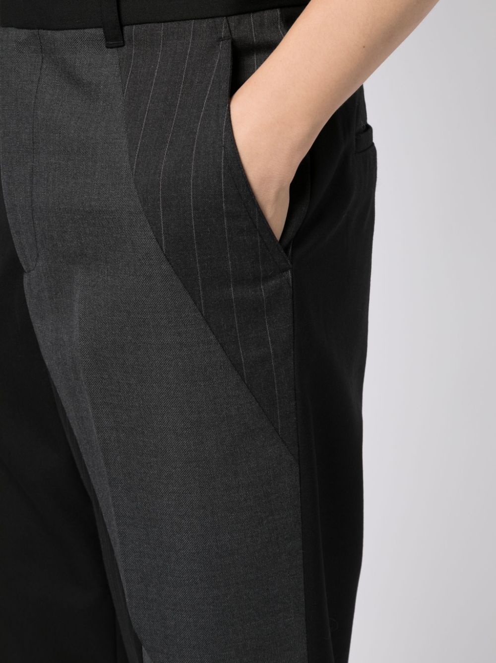 mid-rise tailored trousers - 5