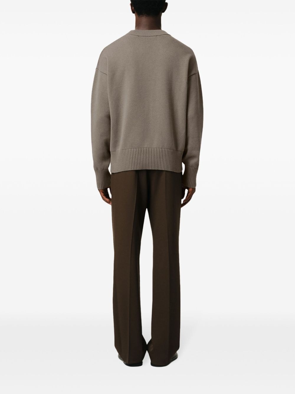 logo-embroidered jumper - 4