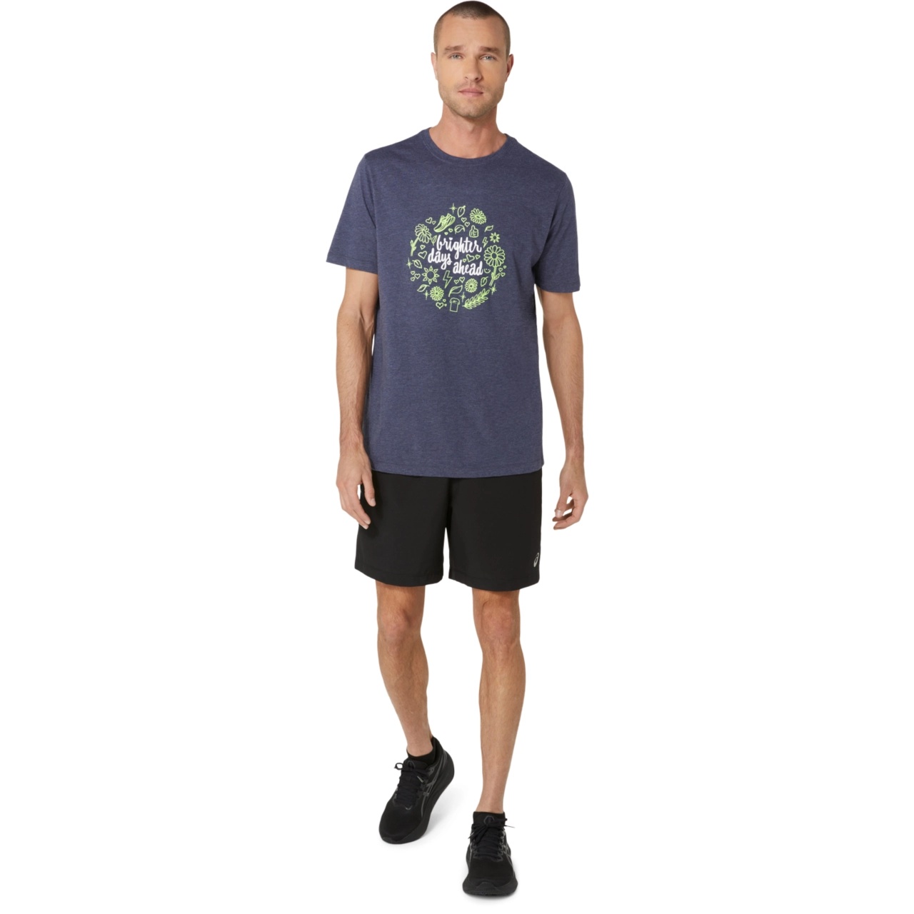 UNISEX ASICS BRIGHTER DAYS AHEAD SHORT SLEEVE TEE - 7