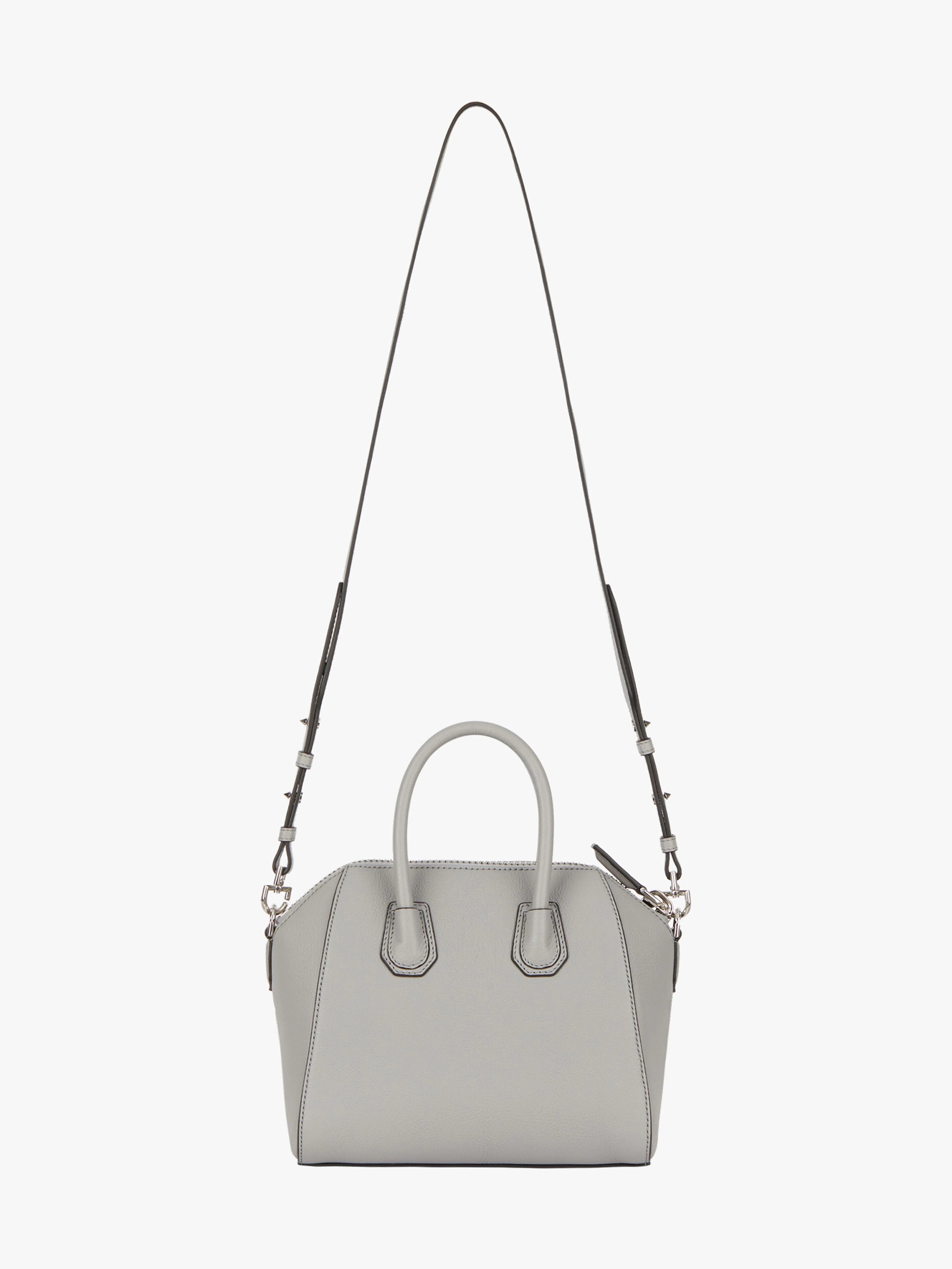 SMALL ANTIGONA BAG IN GRAINED LEATHER - 3