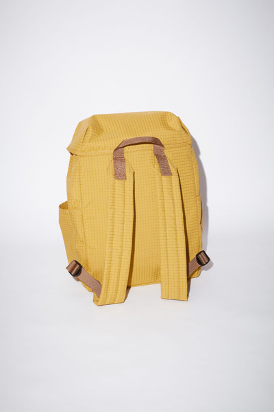 Acne Studios Large Backpack - Mustard yellow outlook
