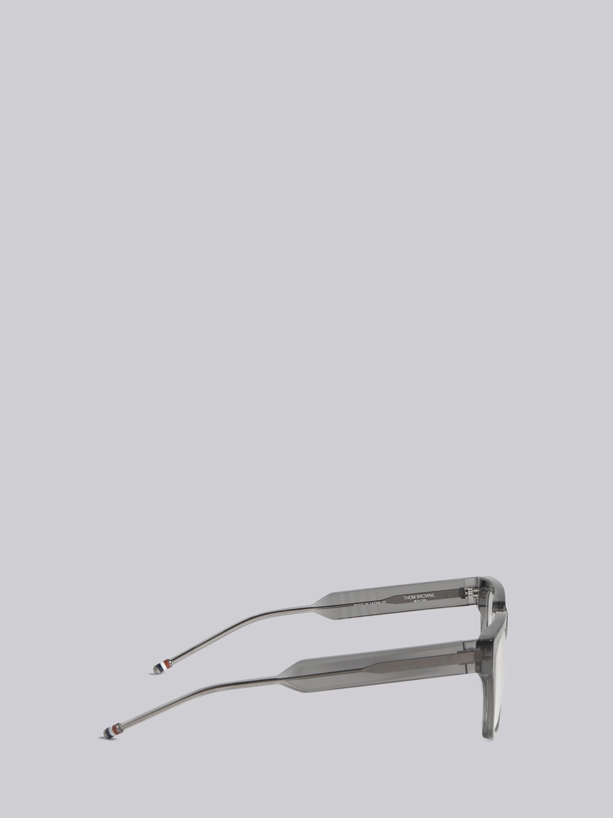 TB715 - Satin Crystal Grey Square Glasses - 3
