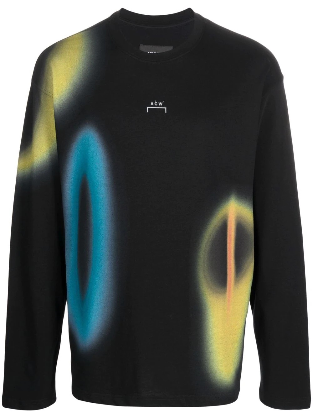 strobe print sweatshirt - 1