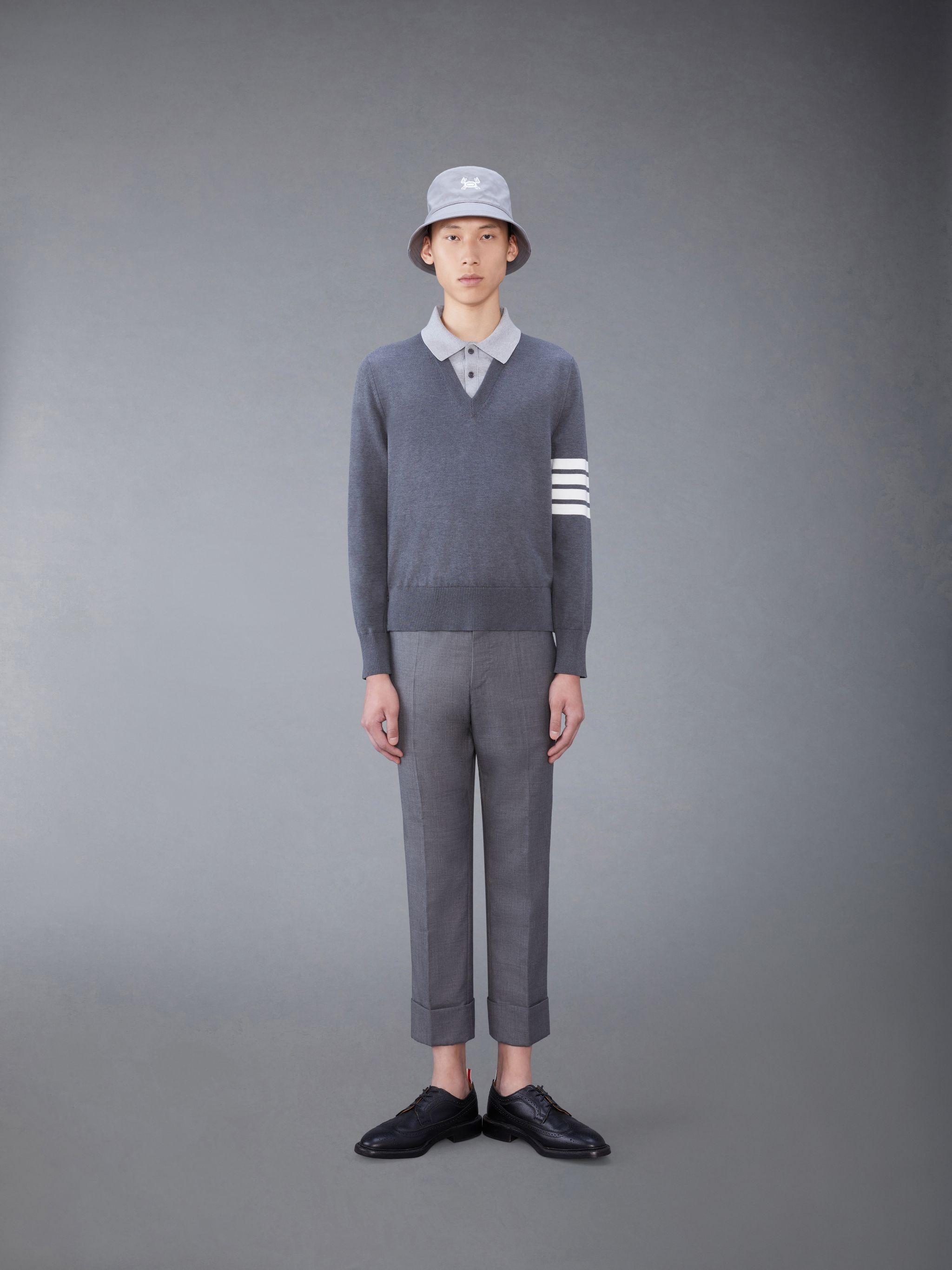 4-Bar stripe layered jumper - 3
