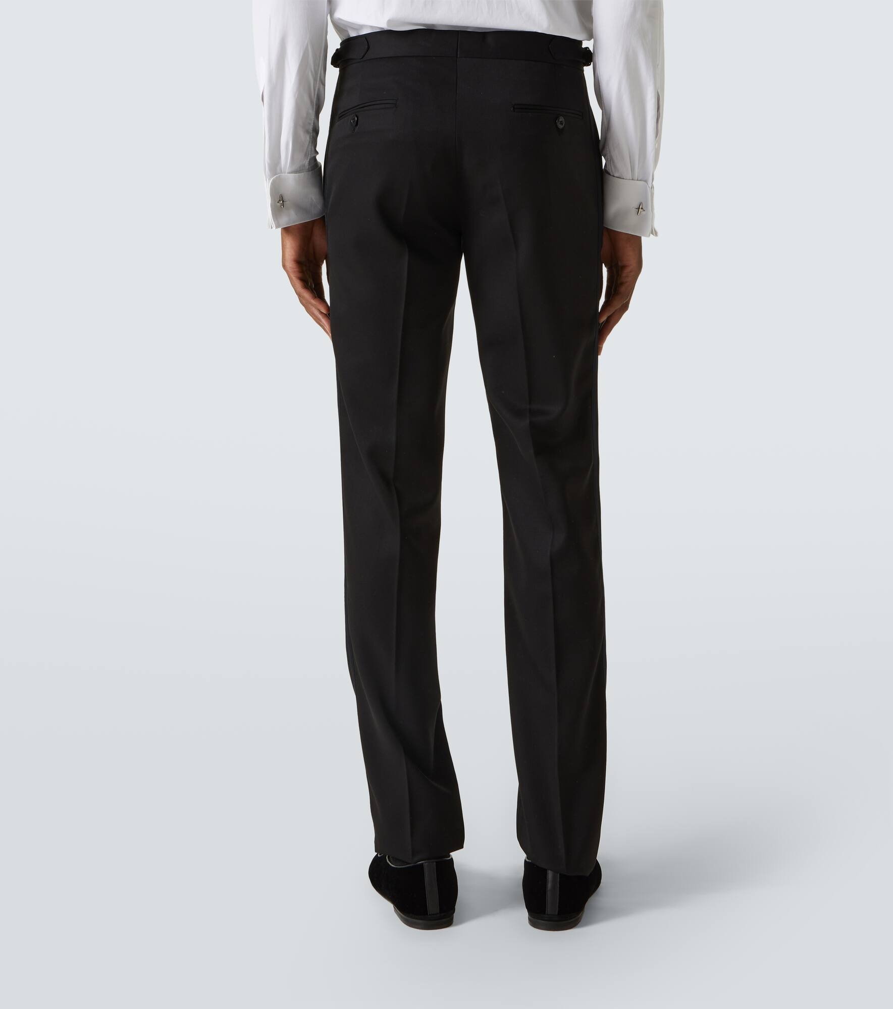 Luca wool tuxedo pants - 4