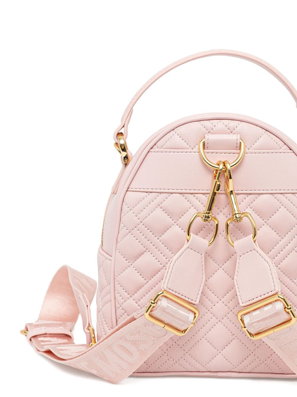 quilted heart-logo backpack - 4