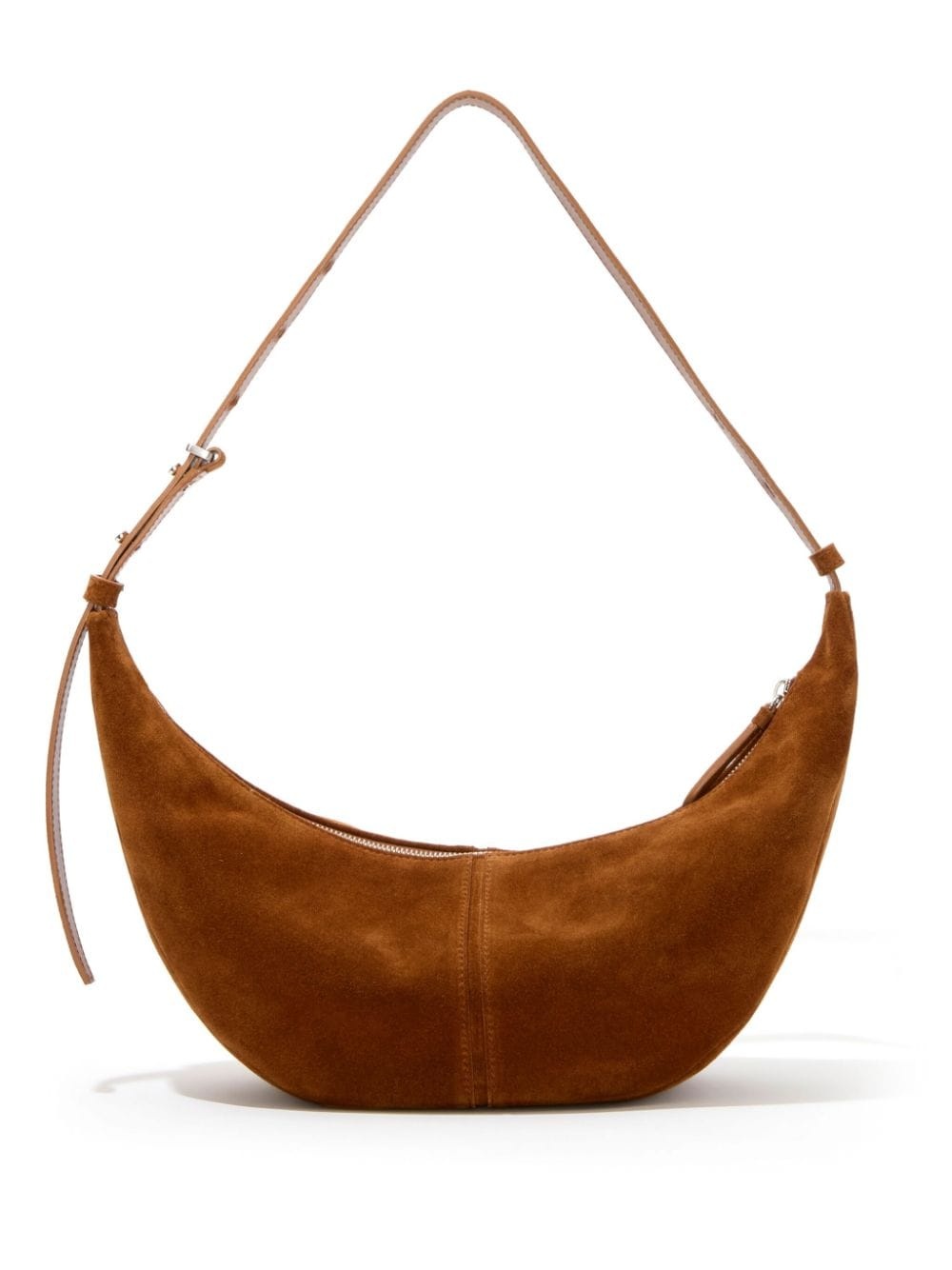 Slide suede shoulder bag - 1