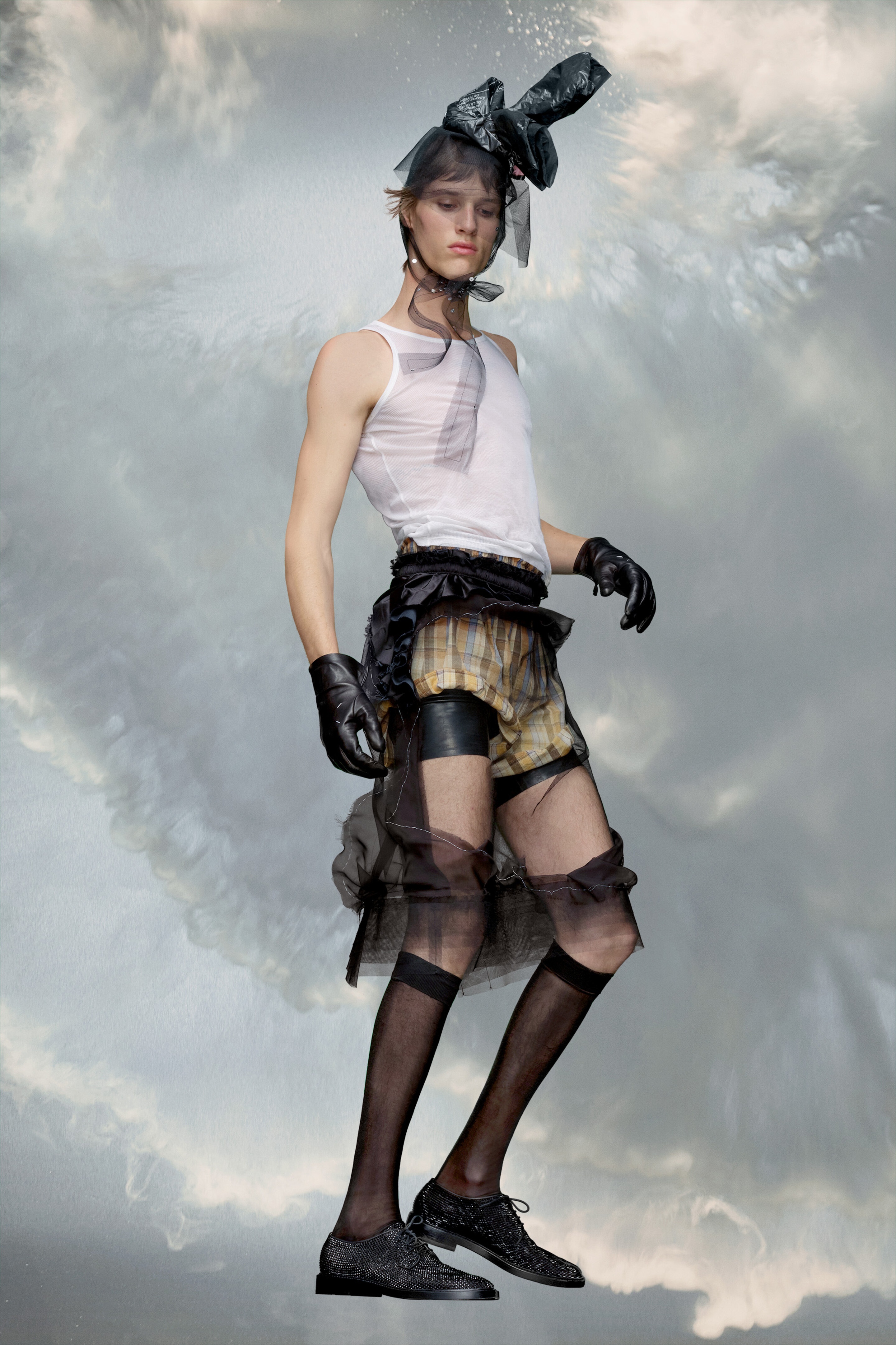 Décortiqué pencil skirt - 3