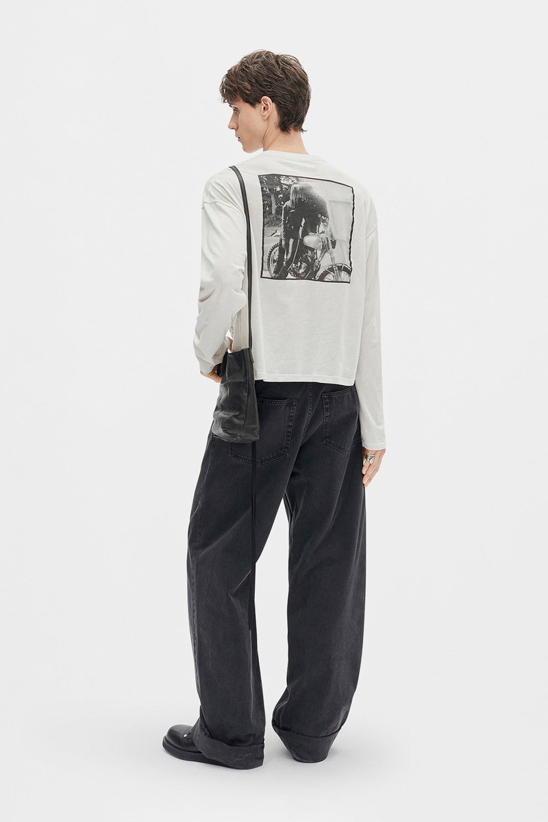 Ann Demeulemeester Emil ''Bike'' Print Long Sleeve T outlook