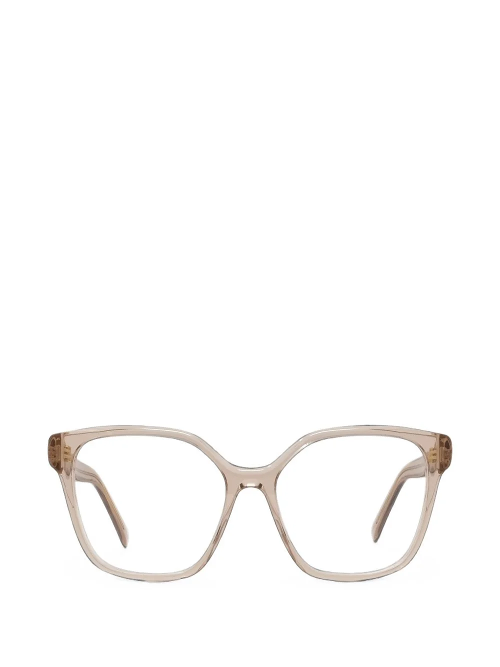 geometric-frame glasses - 1