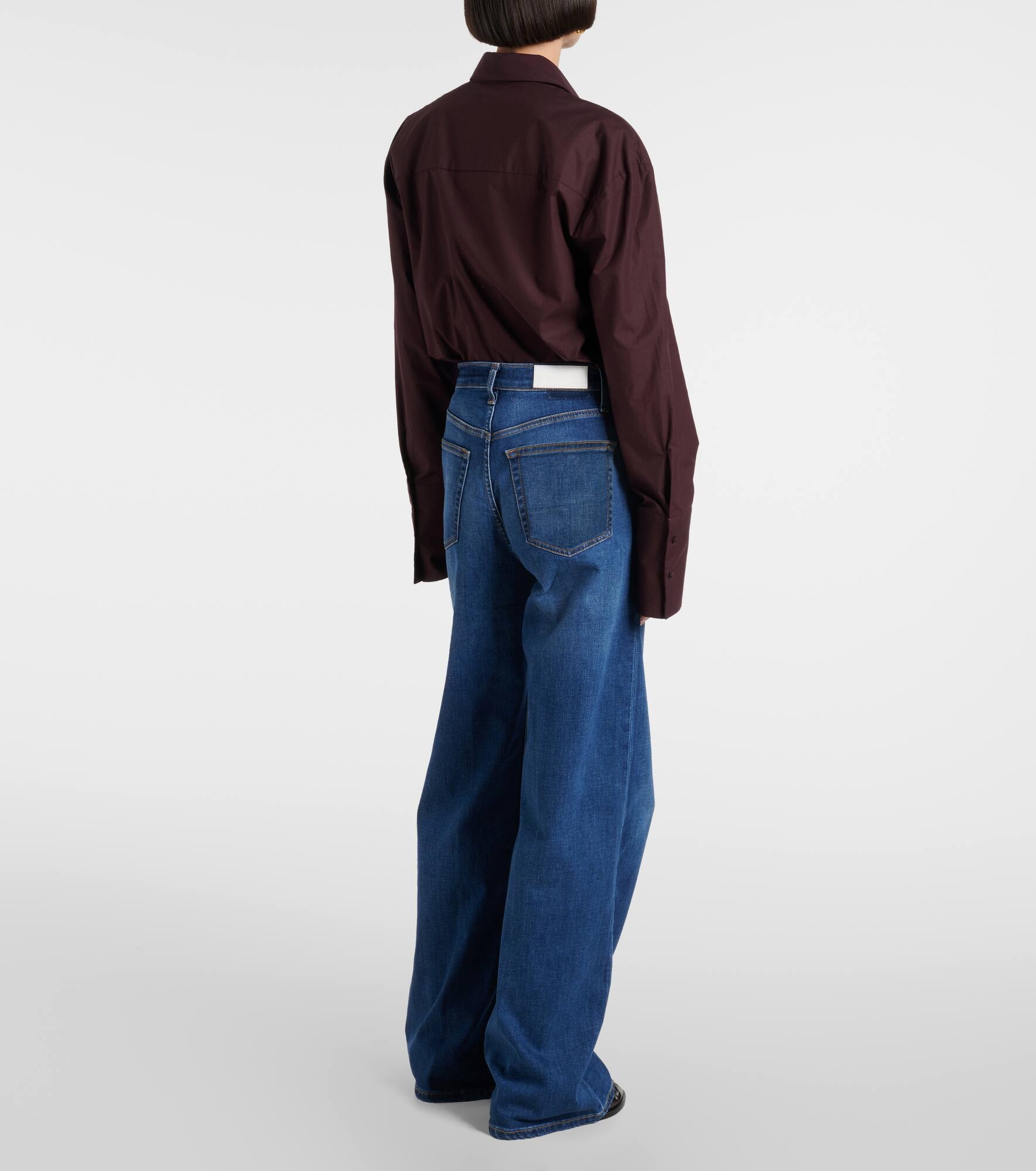 '70s high-rise wide-leg jeans - 3