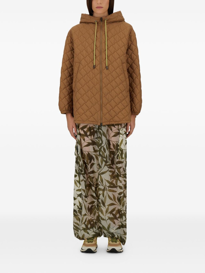 Herno hooded quilted coat outlook