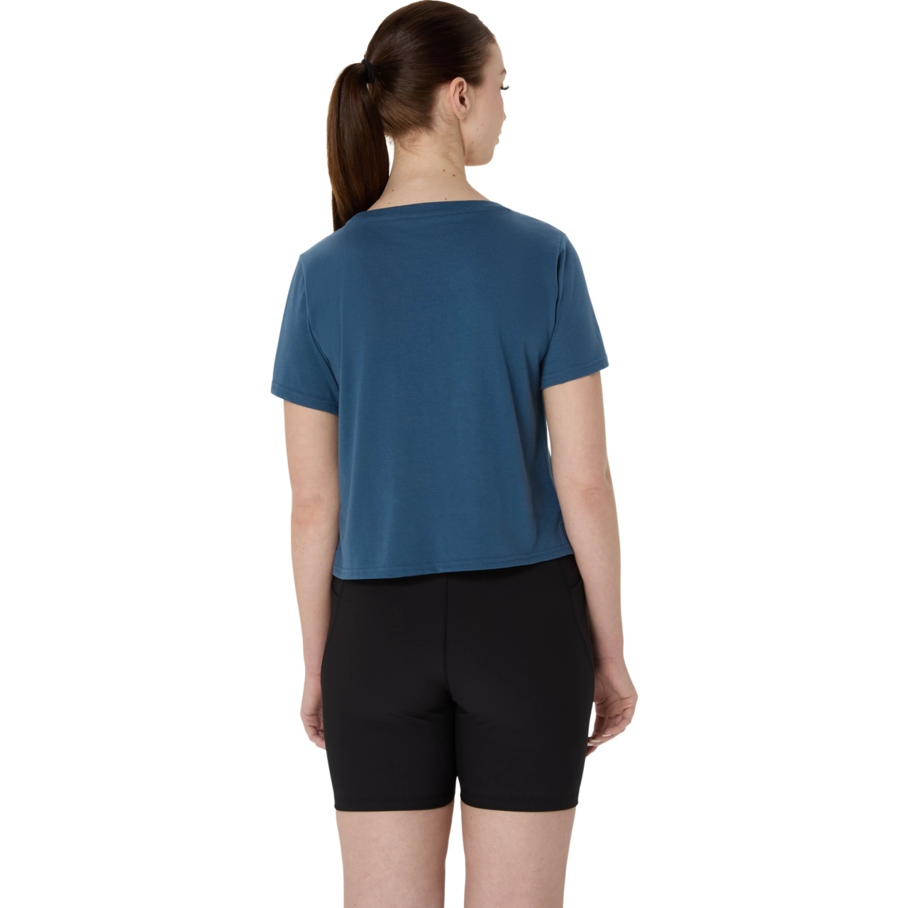 WOMEN'S ASICS DAISY CROP SHORT SLEEVE TOP - 2