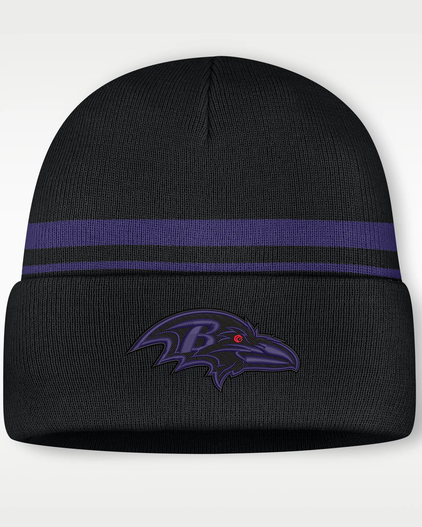 Baltimore Ravens Primetime Utility Men's Nike NFL Cuffed Beanie - 1