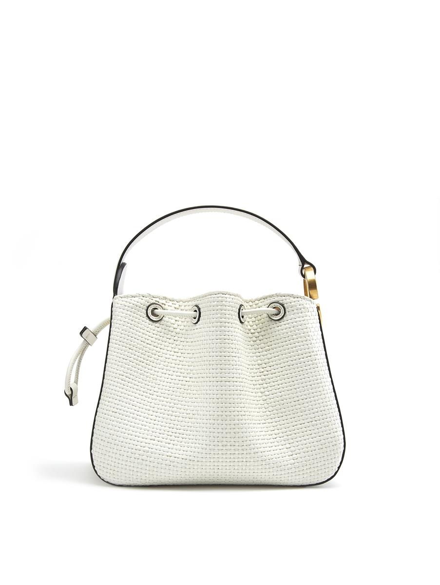 O HANDLE RAFFIA BAG - 5