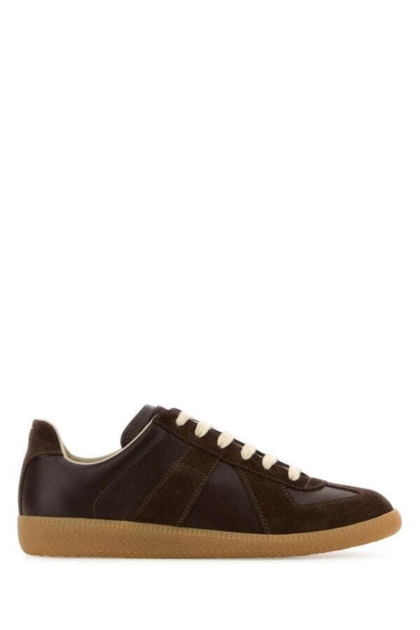 Chocolate leather Replica sneakers - 1