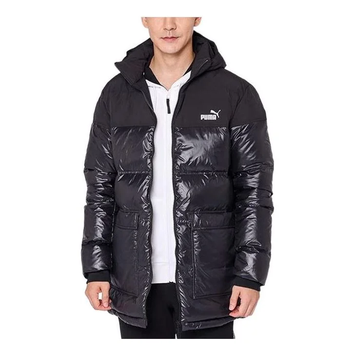PUMA Logo Down Jacket 'Black' 534508-01 - 1