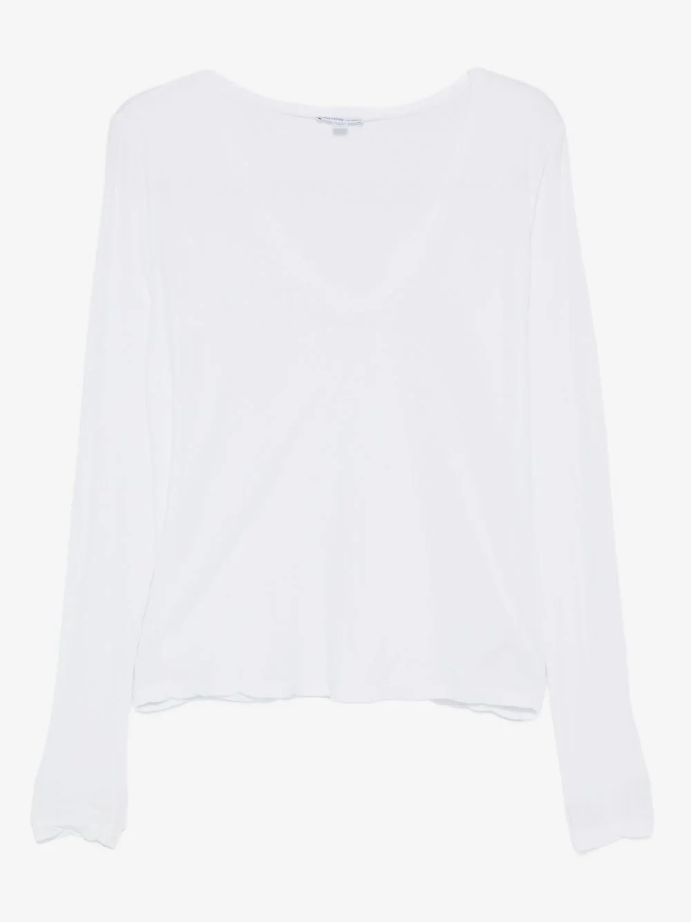 V-neck long-sleeve T-shirt - 1