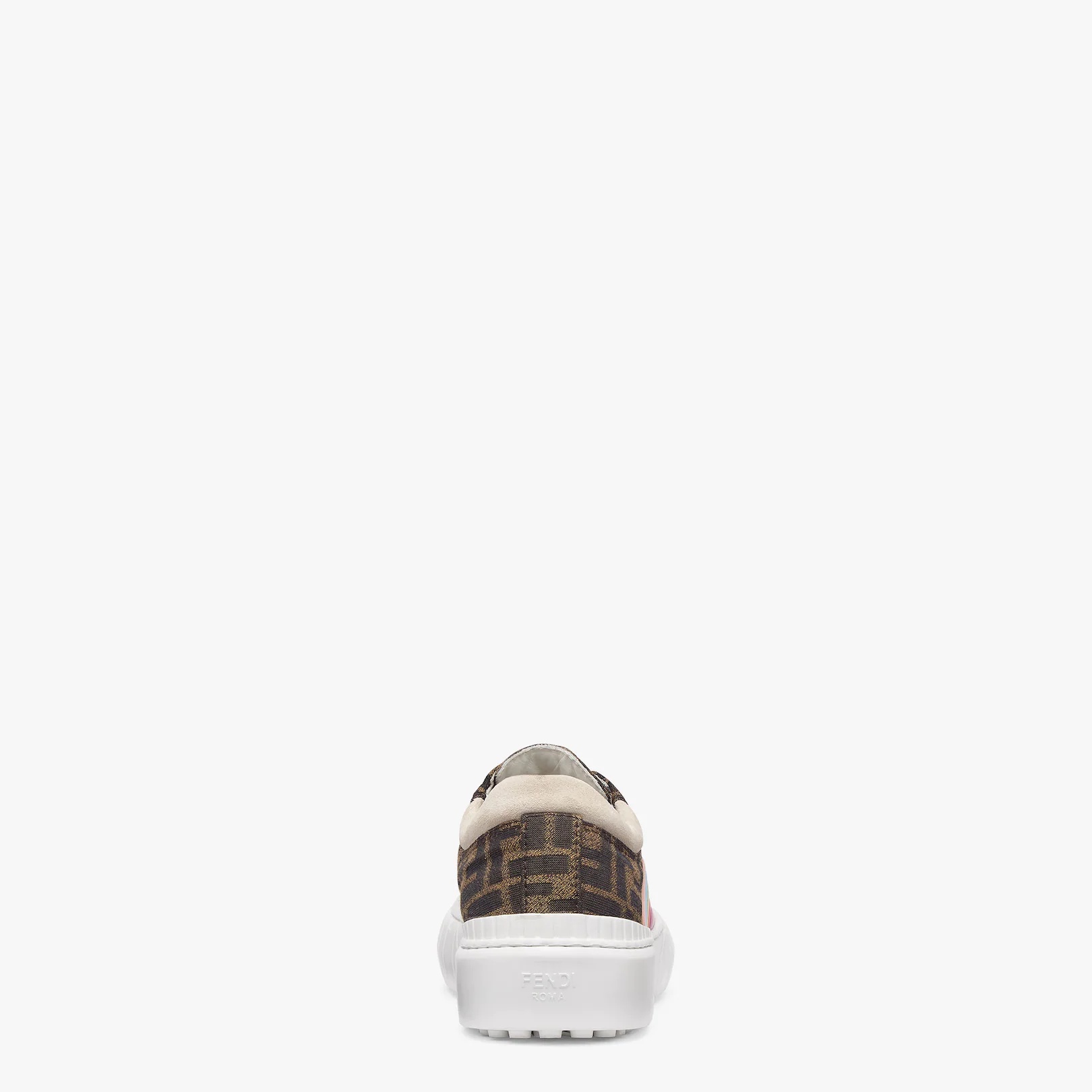 Brown fabric low-tops - 3