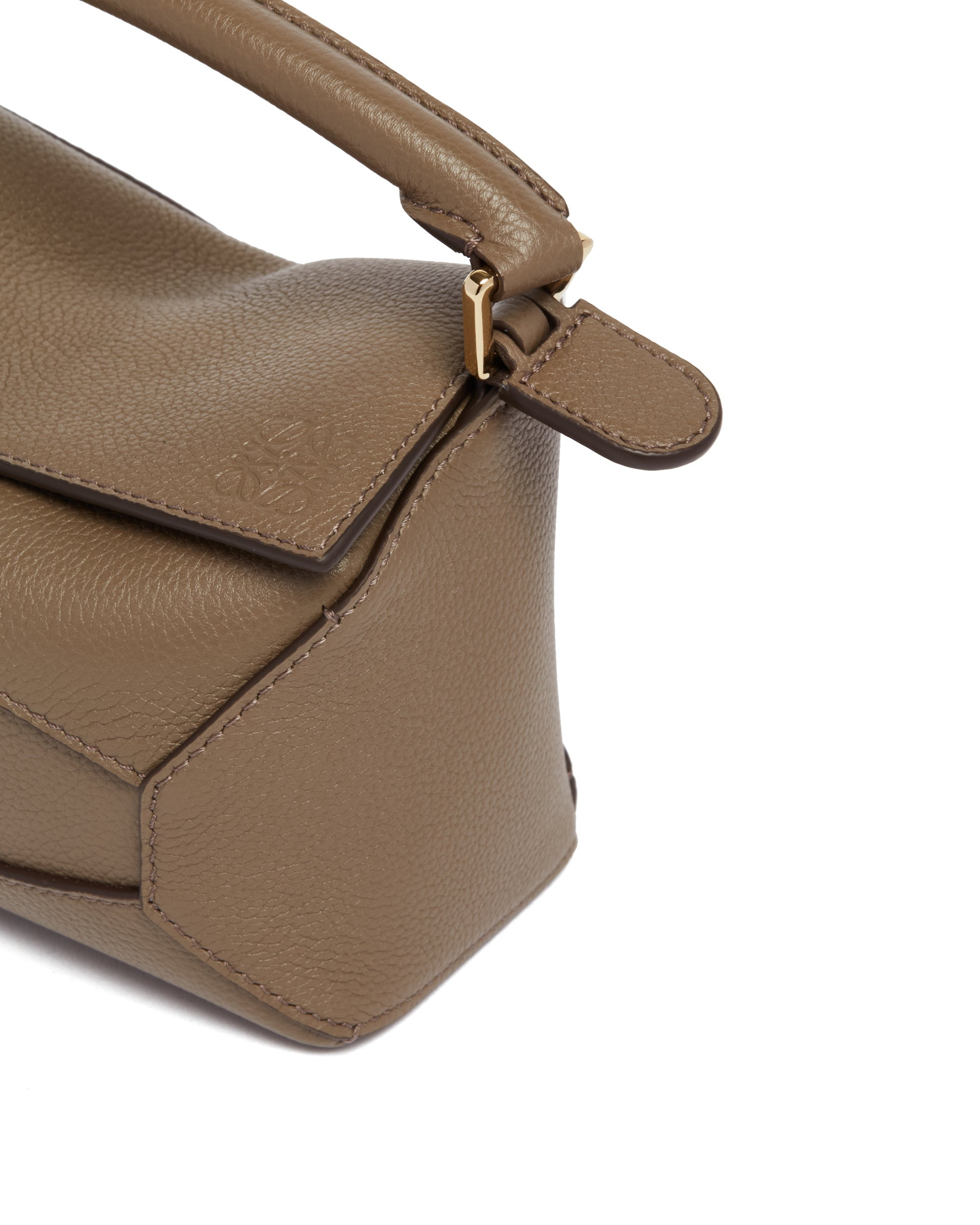 Brown Mini Puzzle Bag - 5
