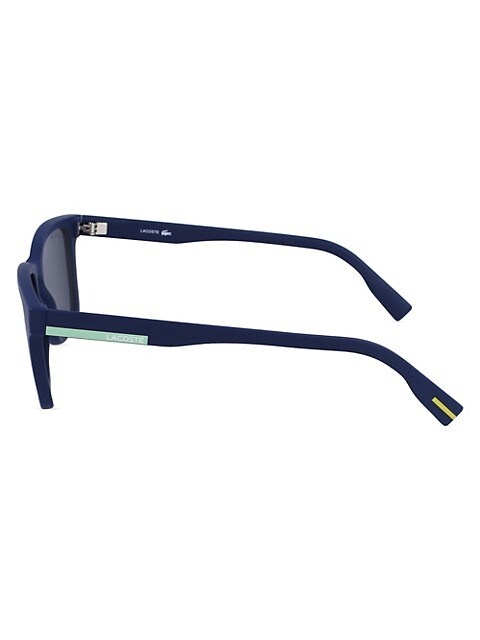Color Block Sport-Inspired 53MM Rectangular Sunglasses - 3