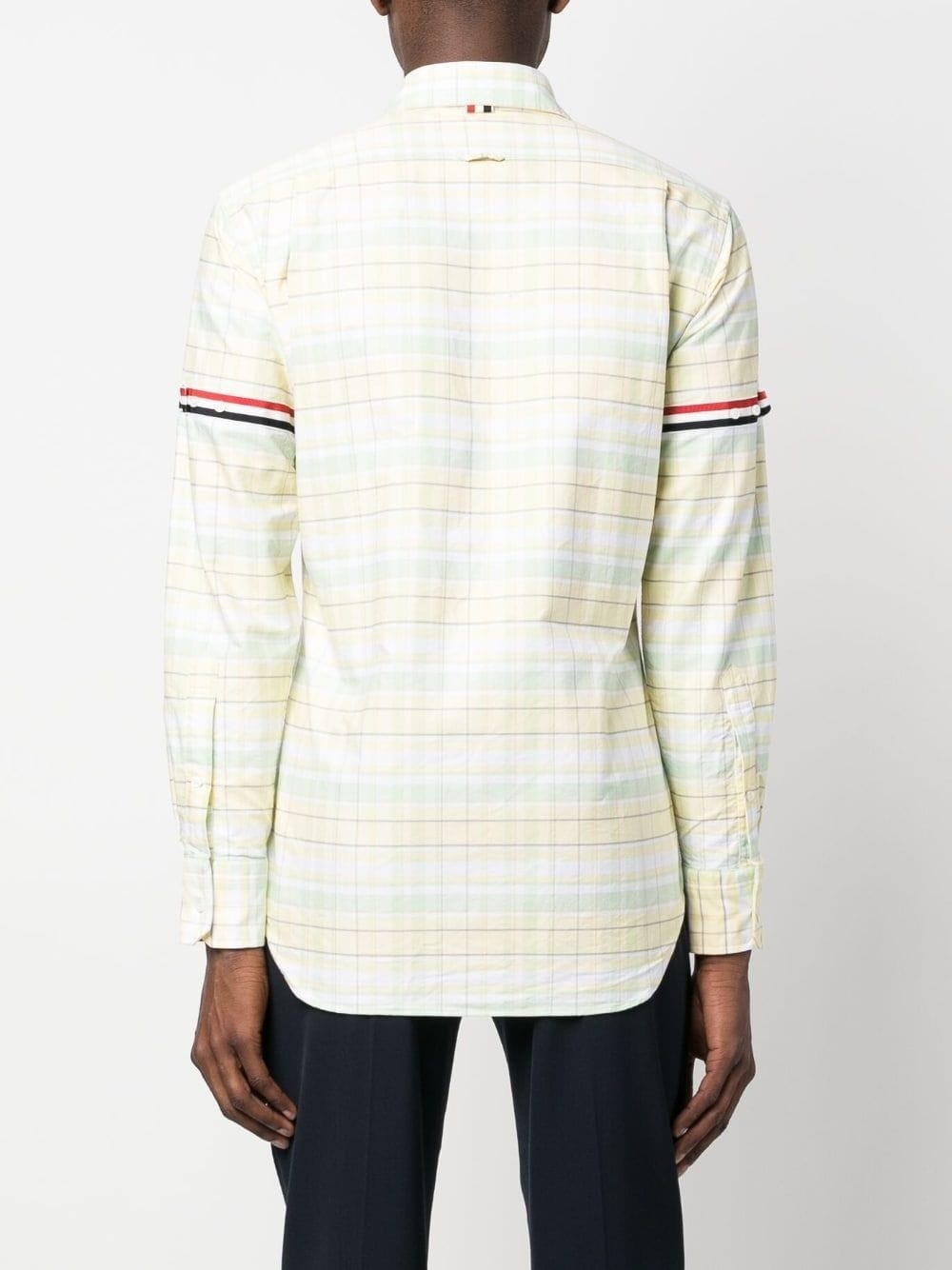 RWB-stripe check shirt - 4