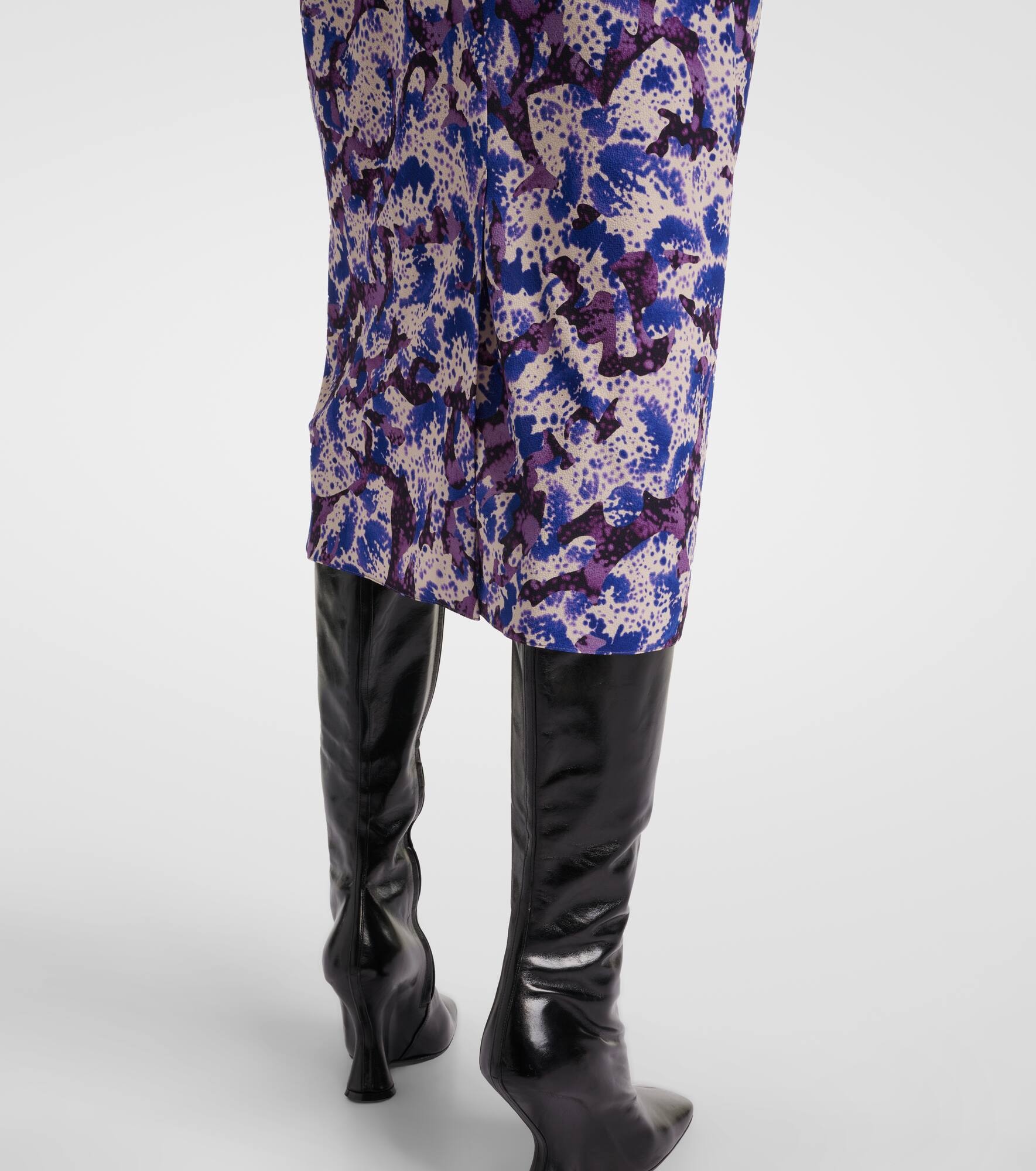 Floral pencil skirt - 5