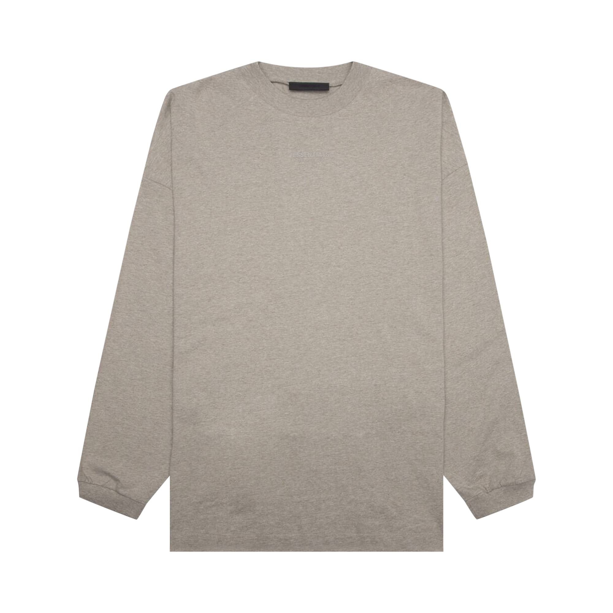 Fear of God Essentials Long-Sleeve Tee 'Core Heather' - 1