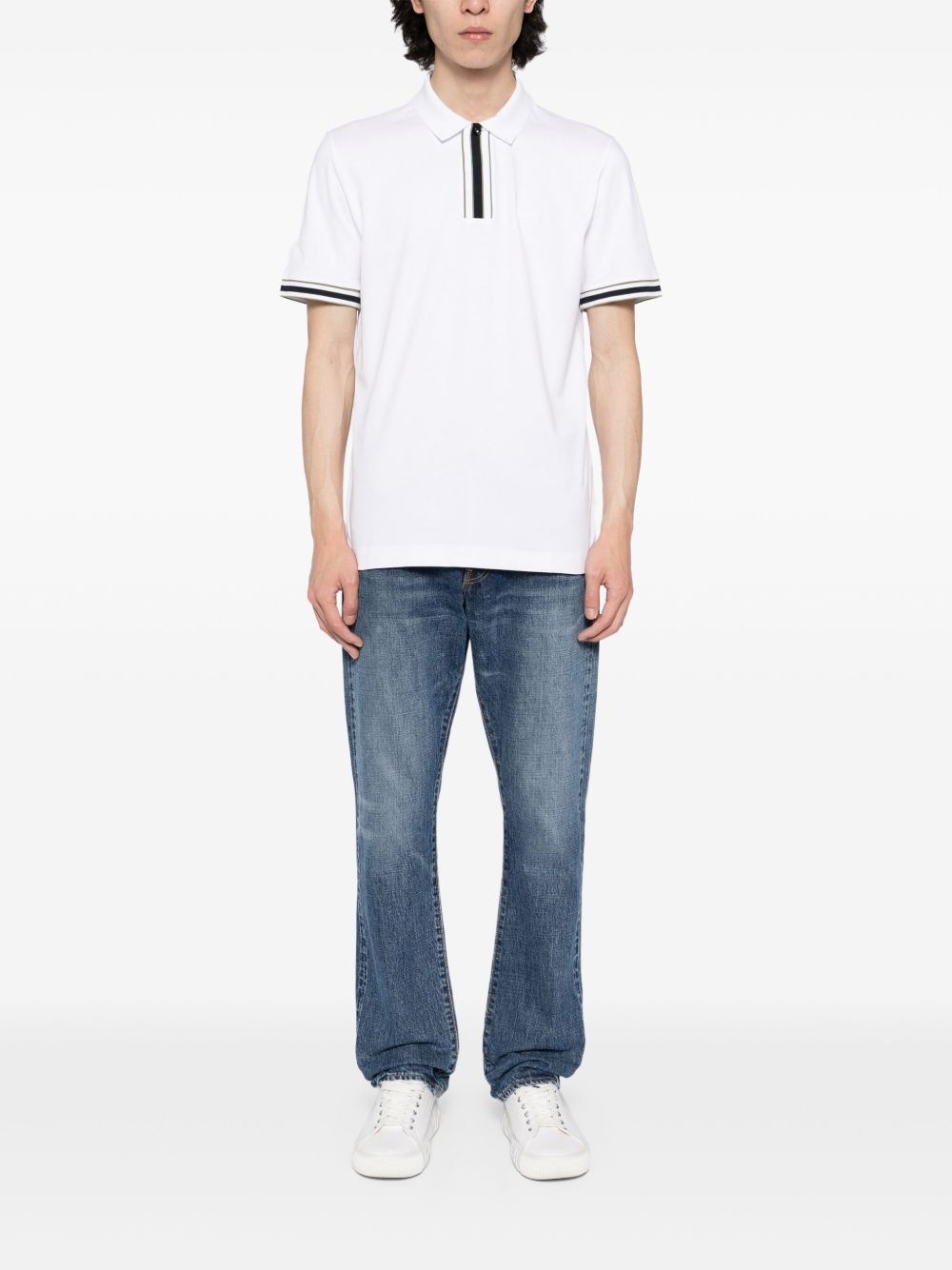 Contrast tipping polo shirt - 2