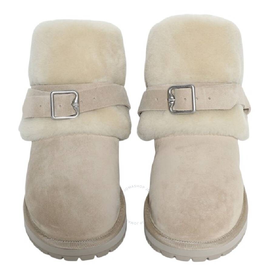 Burberry Suede And Shearling Chubby Boots - 2