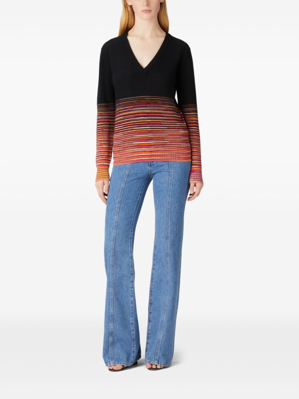 dégradé-effect cashmere sweater - 2