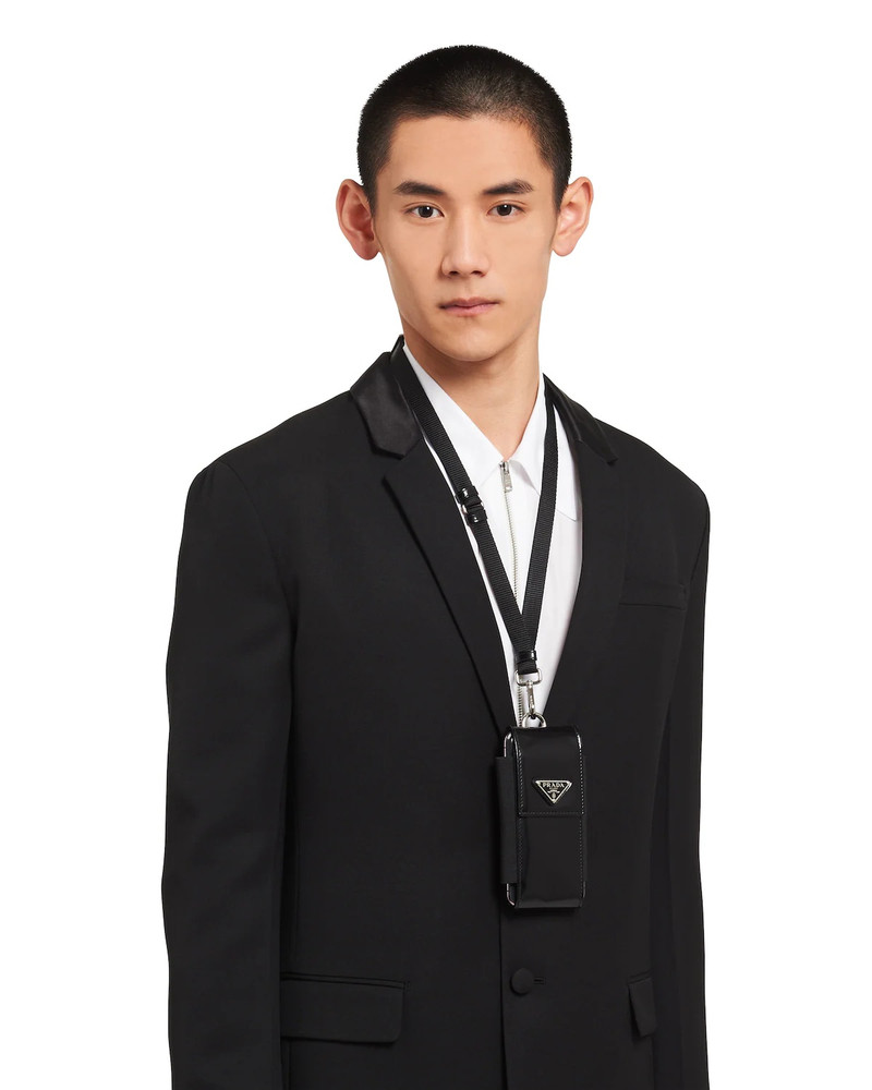 Prada Brushed leather smartphone case outlook