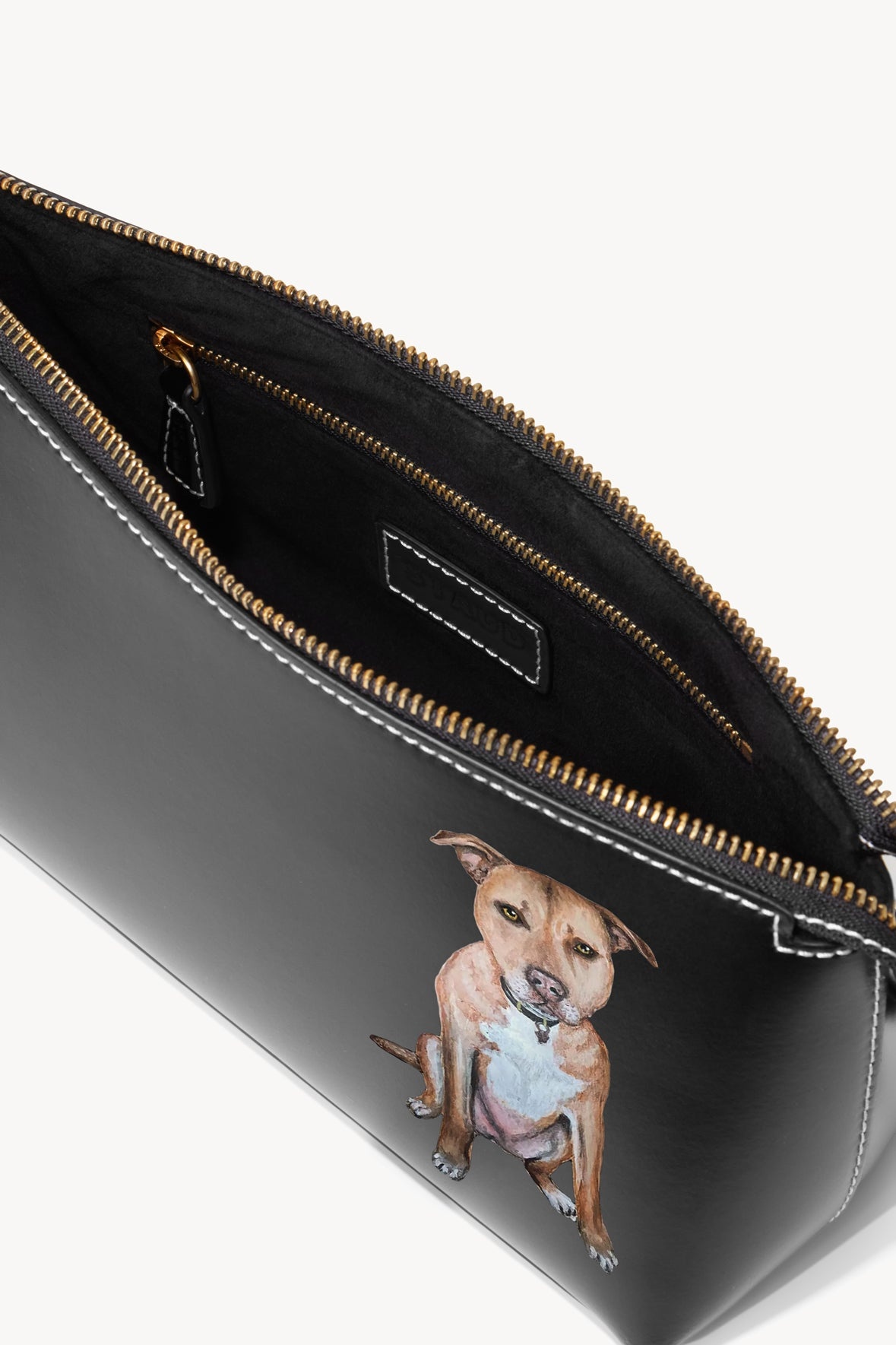 STAUD CUSTOM KAIA SHOULDER BAG | BLACK - 5