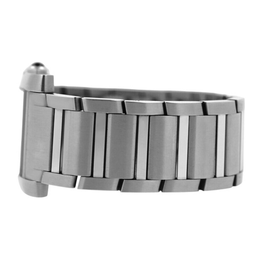 Pre-owned Cartier Tank Francaise Quartz Silver Dial Ladies Watch WSTA0074 - 6
