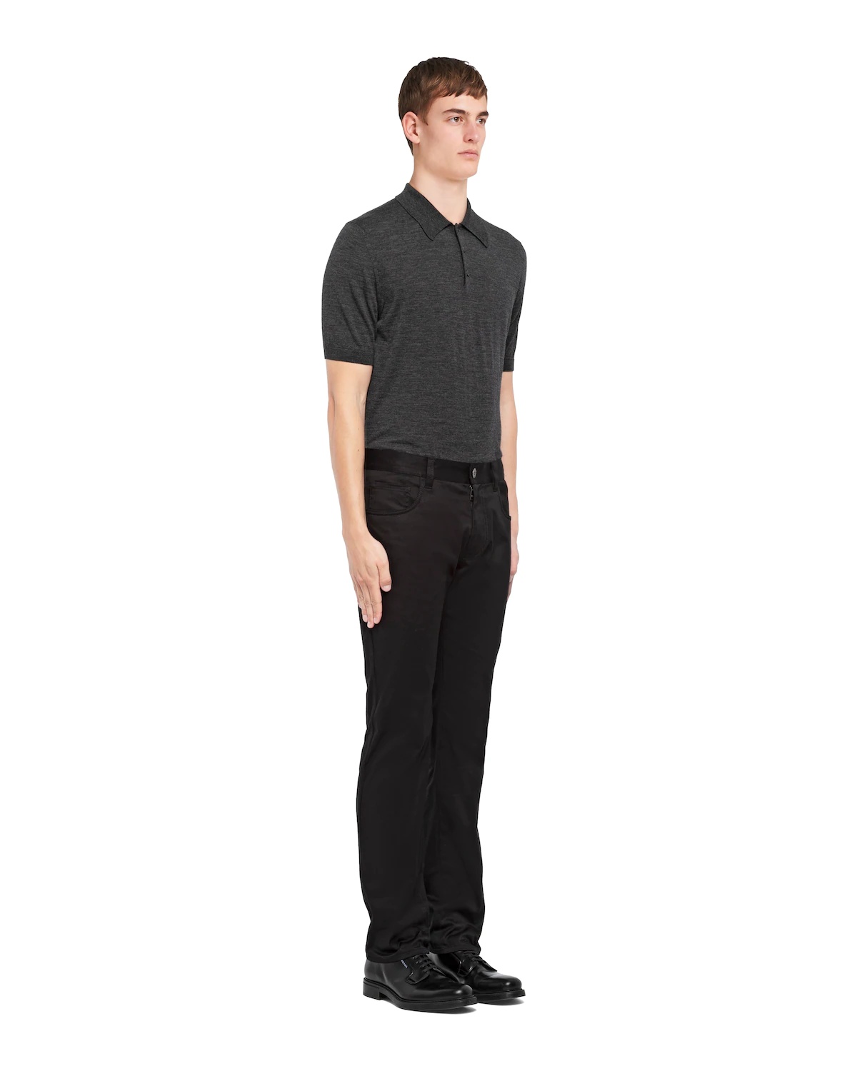 Stretch drill five-pocket trousers - 3