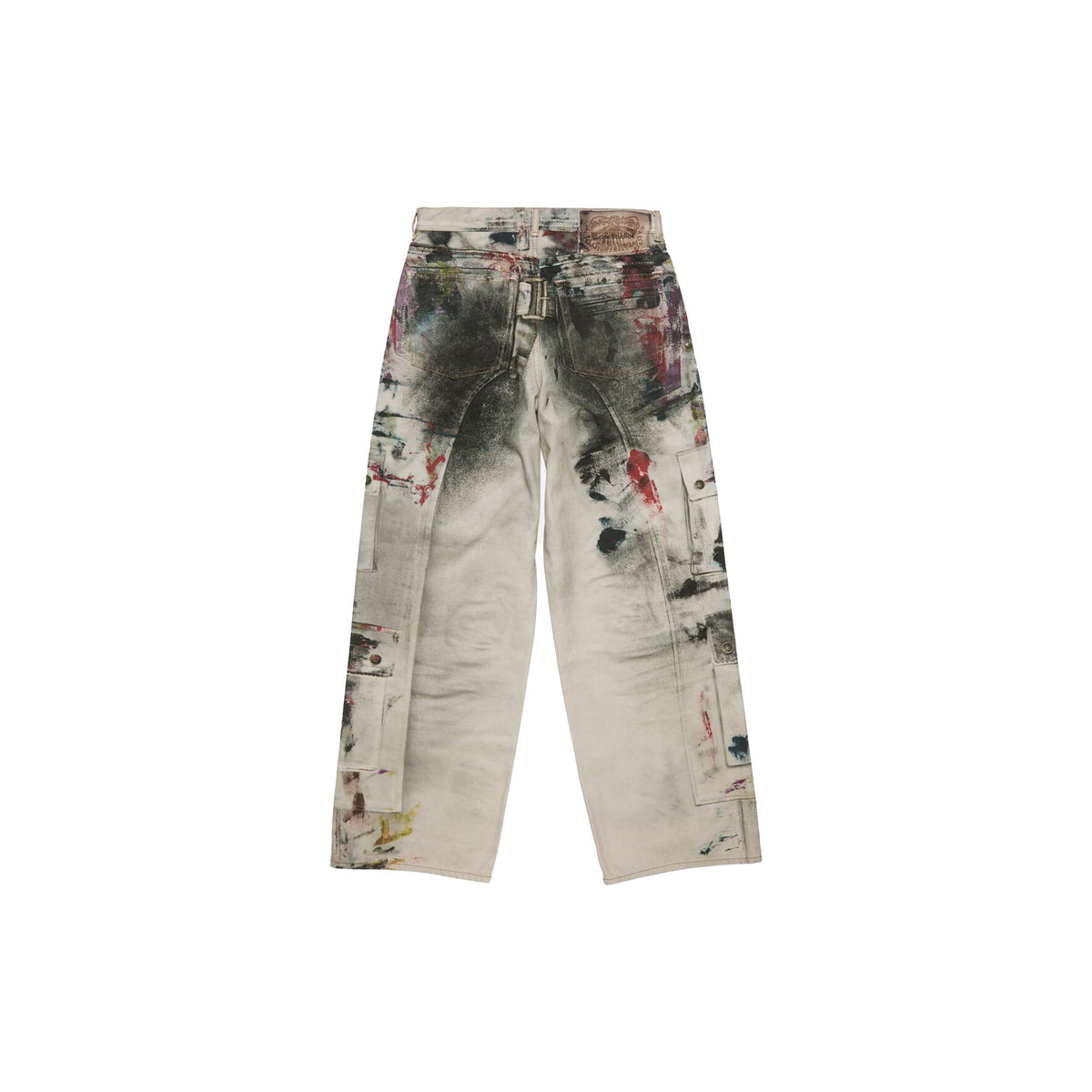 BAGGY FIT JEANS 1981 (WHITE/MULTICOLOR) - 2