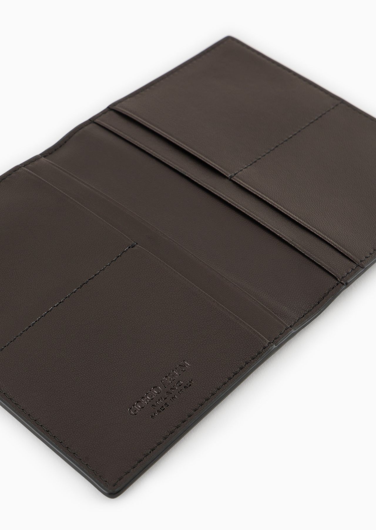 Nappa leather bifold passport holder - 4