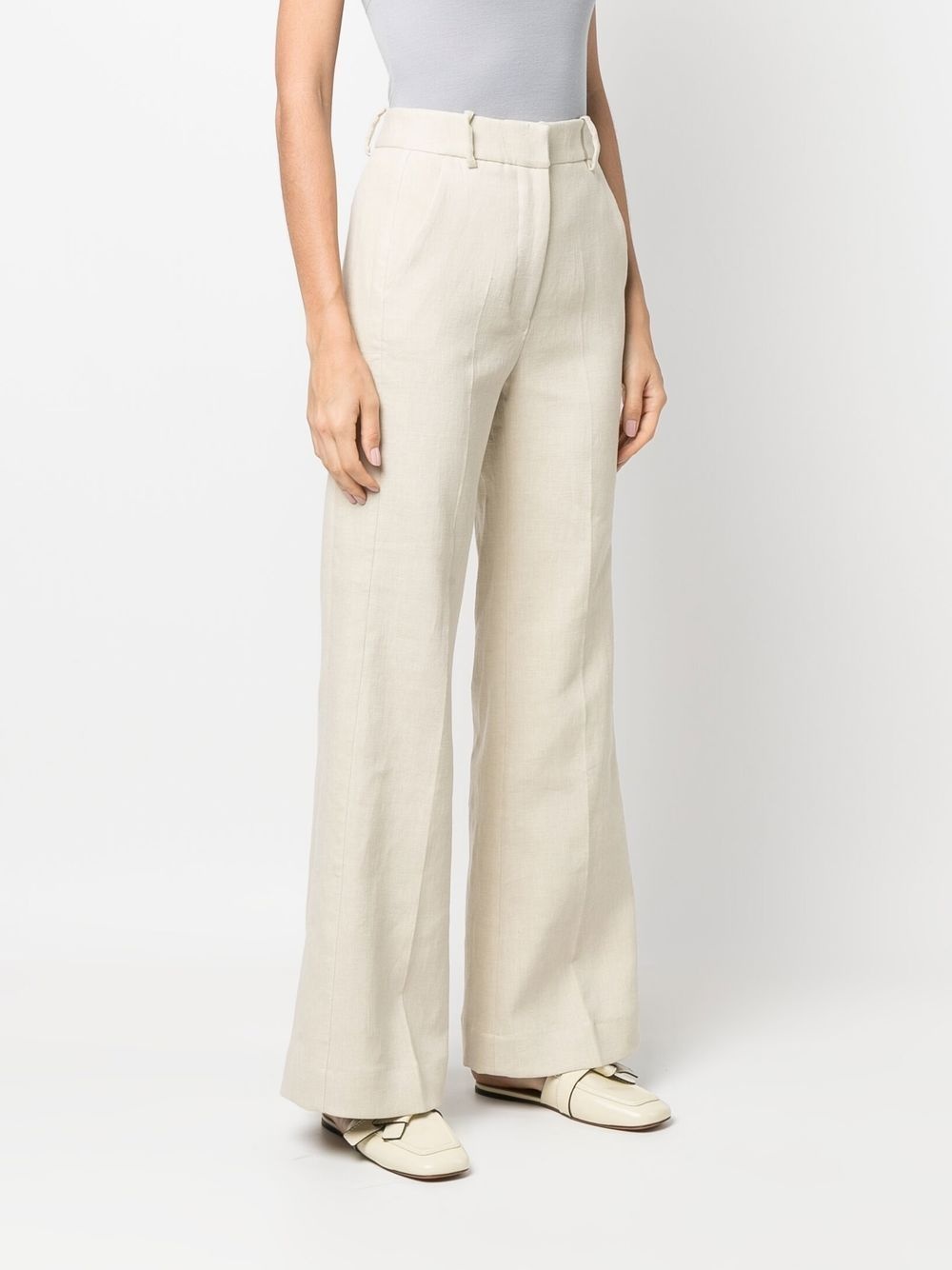 straight-leg cut trousers - 3