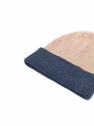 Brunello Cucinelli ribbed knit beanie outlook