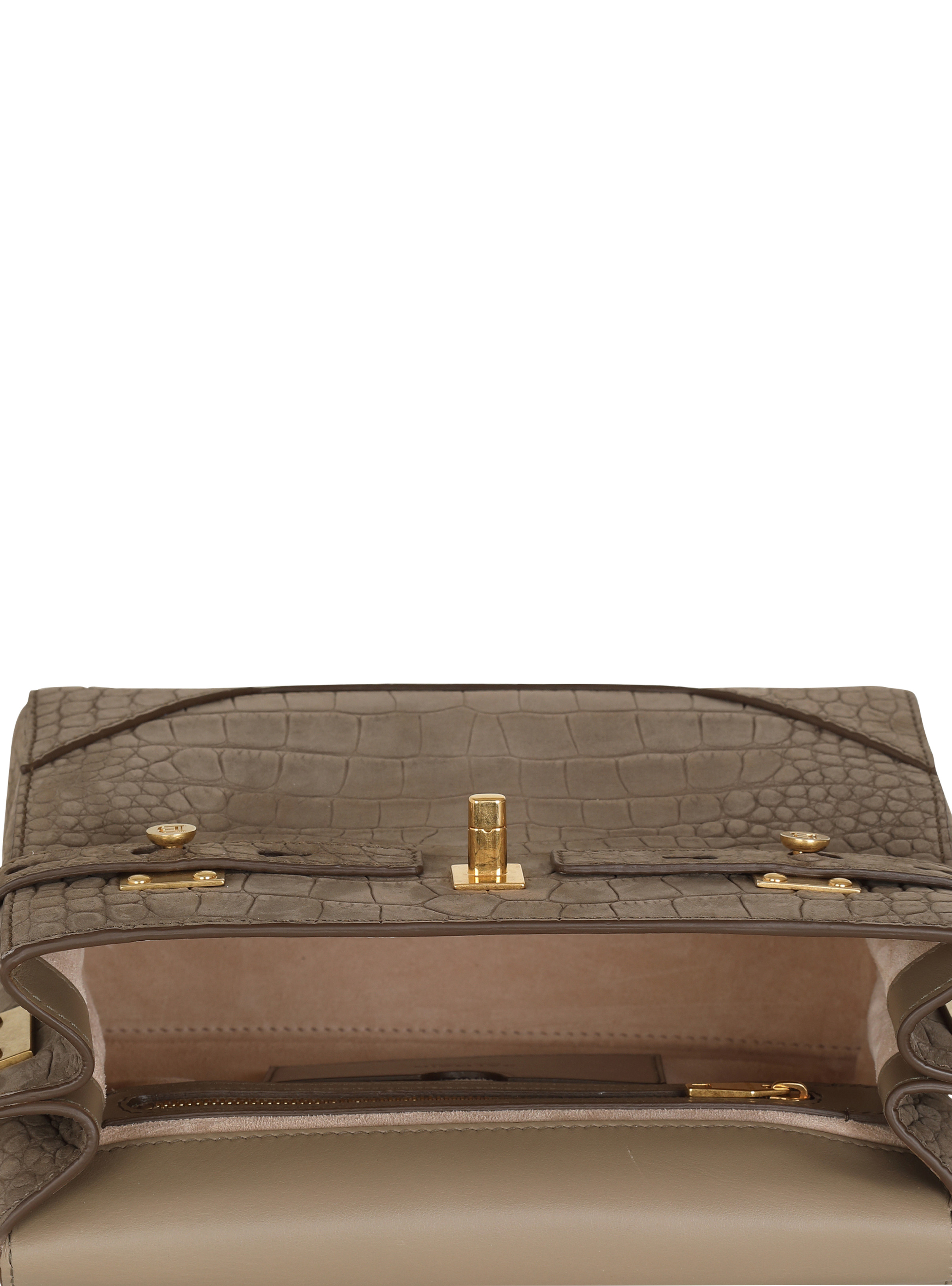 B-Buzz 23 bag in crocodile-embossed leather - 5