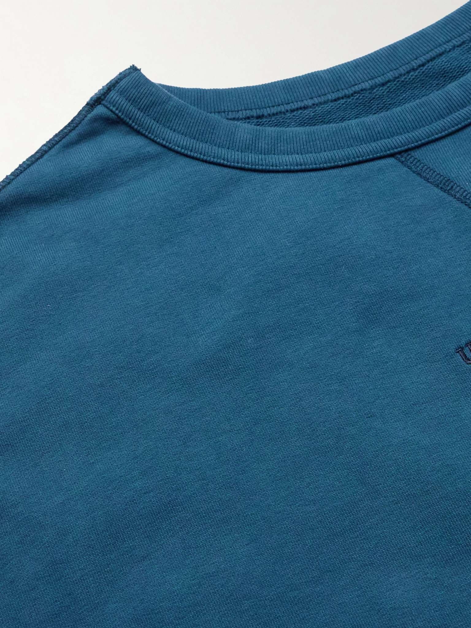 Logo-Embroidered Cotton-Jersey Sweatshirt - 5