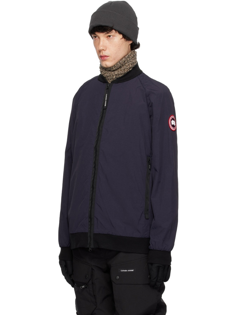Canada Goose Navy Faber Bomber Jacket outlook